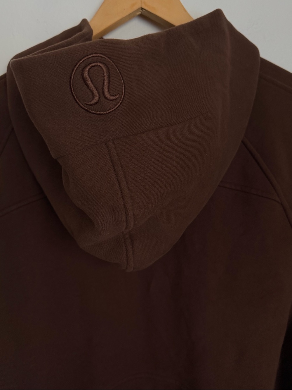 Lululemon Scuba Oversized Half Zip Sweater Pullover Brown Women Size XL XXL - Picture 10 of 10